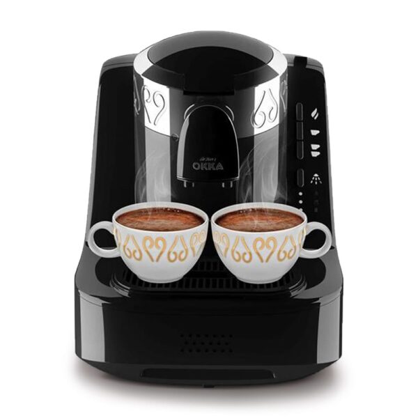 Arzum OKKA Automatic Turkish Coffee Machine  -  Black, Chrome