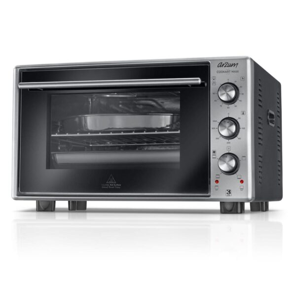 Arzum Double Glassed Oven 50 lt  -  Stainless Steel