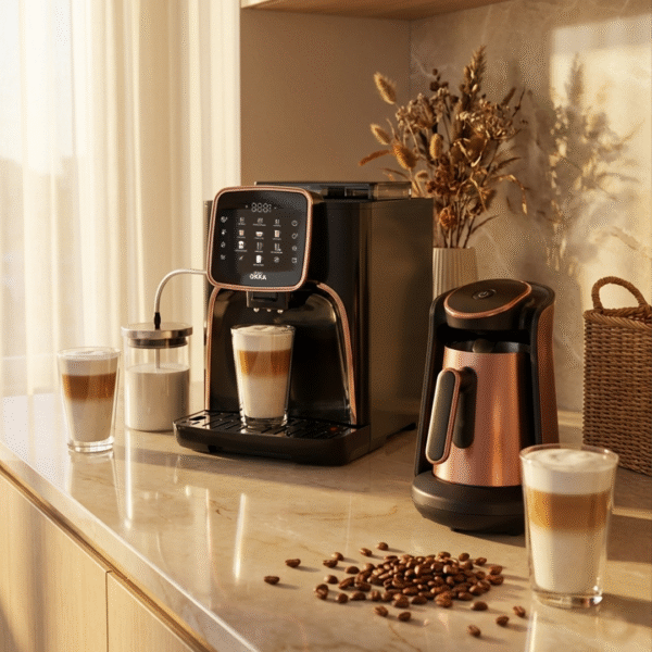 OKKA Espresso Pro M Fully Automatic - free gift OKKA minio pro