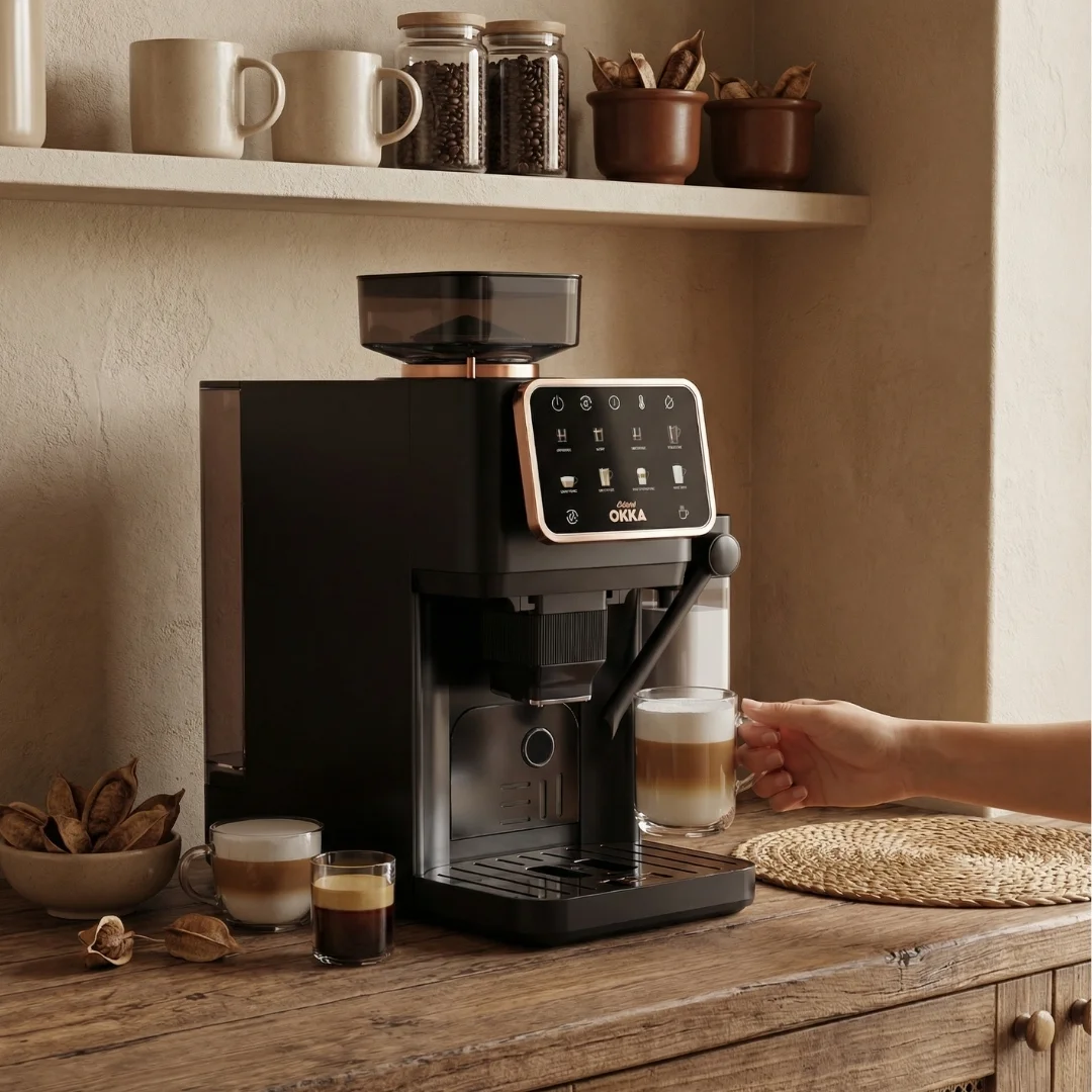 OKKA Barista Pro Touch Display and Milk System