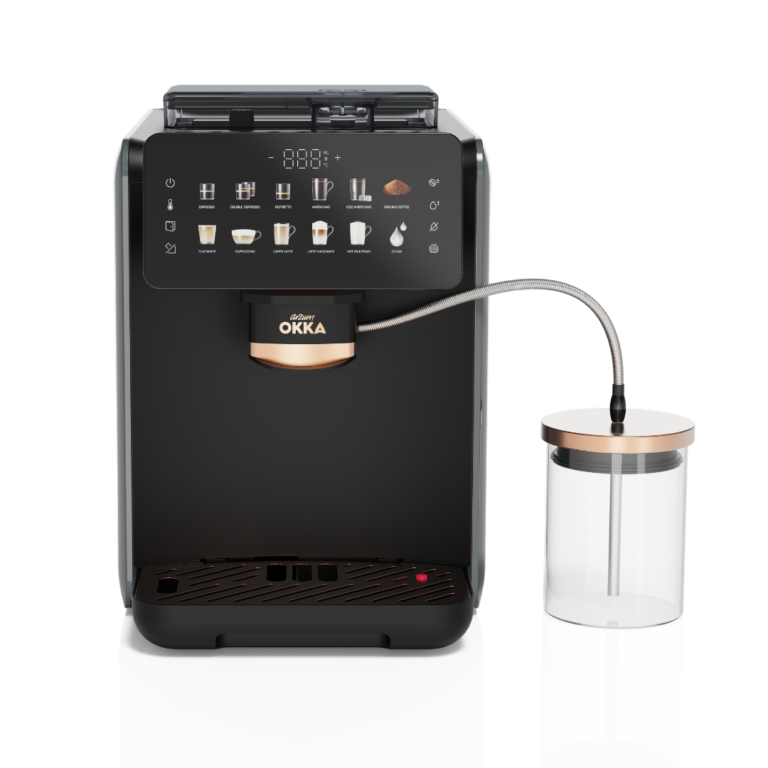 Arzum OKKA Barista Neo Fully Automatic Espresso Machine - Black and Grey