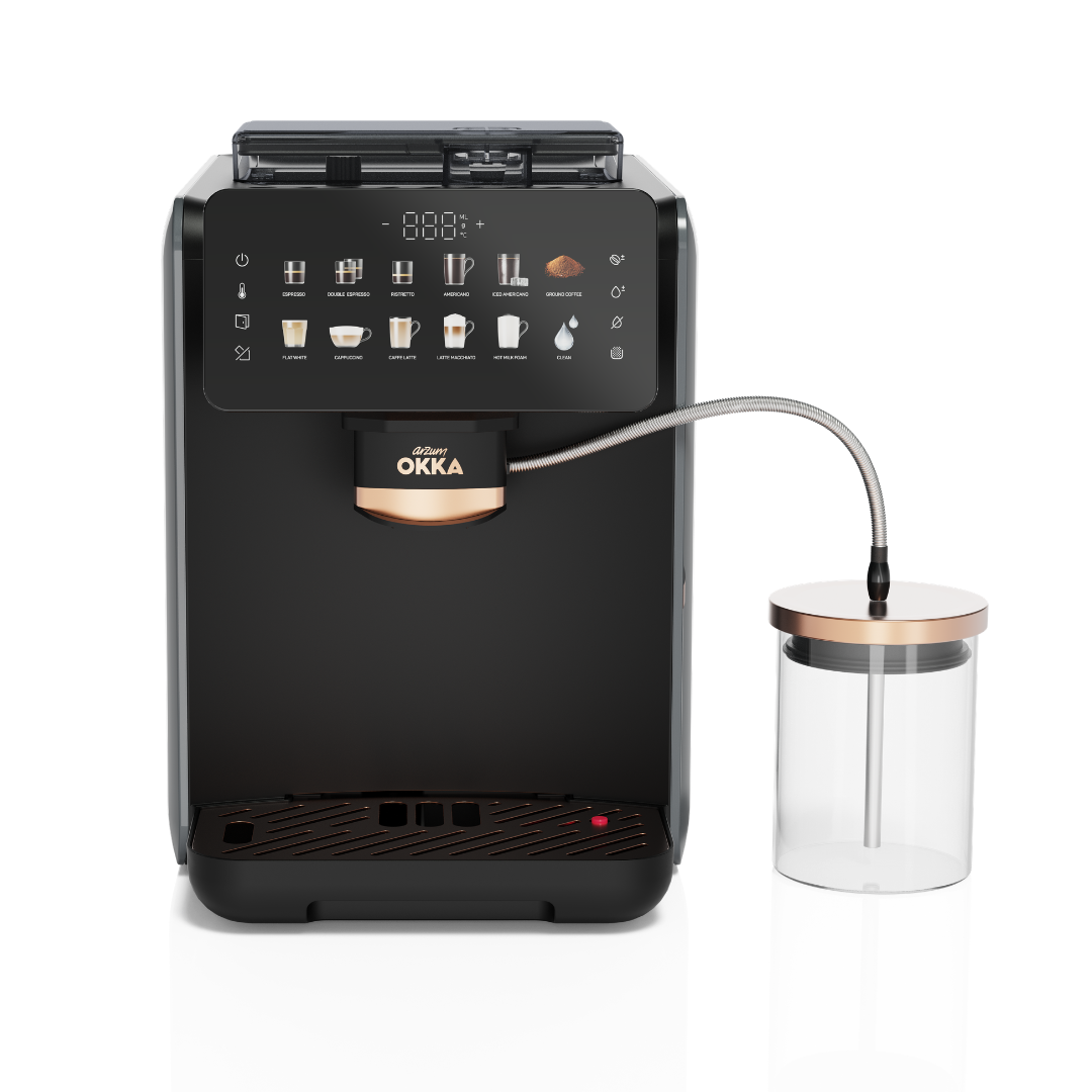 Arzum OKKA Barista Neo Fully Automatic Espresso Machine - Black and Grey